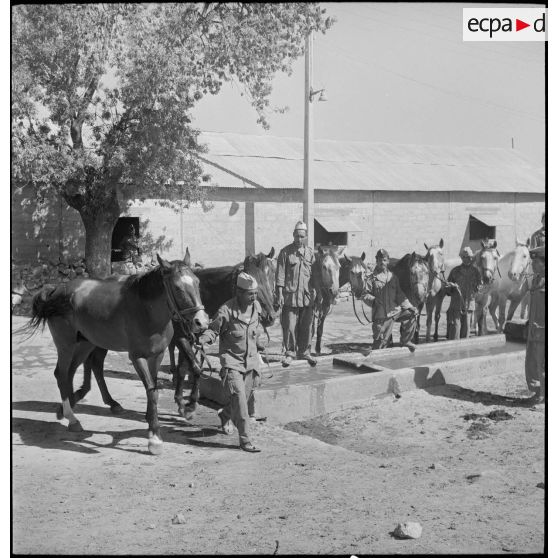 Le 3e groupe de compagnie nomade (3e GCN) à Ghaffar. [Description en cours]