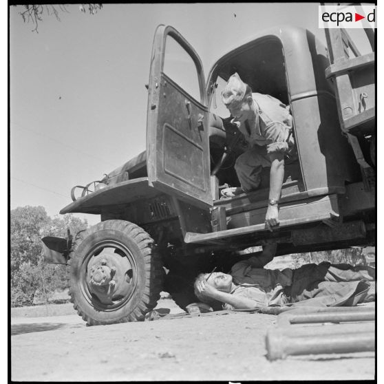 Le 3e groupe de compagnie nomade (3e GCN) à Ghaffar. [Description en cours]