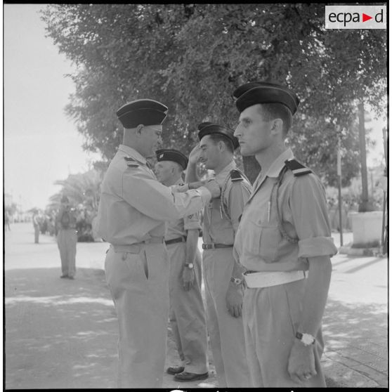 Le 20e bataillon de chasseurs à pied (20e BCP) à Palikao. [Description en cours]