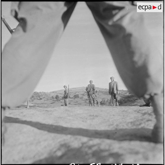 Le 20e bataillon de chasseurs à pied (20e BCP) à Palikao. [Description en cours]