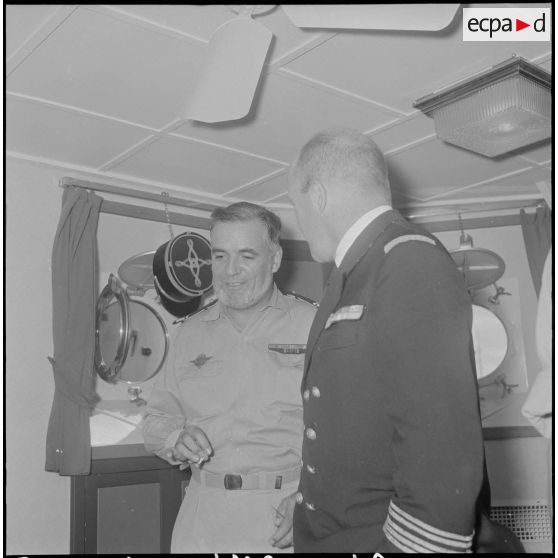 Vie à bord de l'escorteur d'escadre le Duperré. [Description en cours]