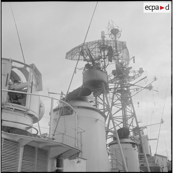 Vie à bord de l'escorteur d'escadre le Duperré. [Description en cours]