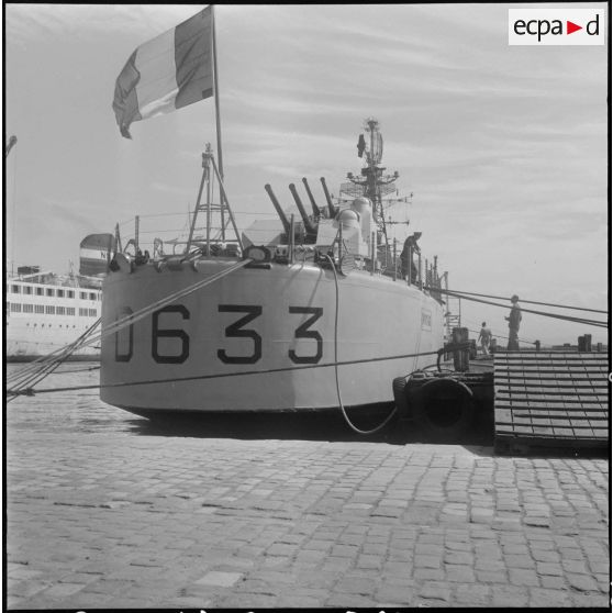 Vie à bord de l'escorteur d'escadre le Duperré. [Description en cours]