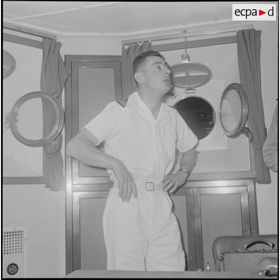 Vie à bord de l'escorteur d'escadre le Duperré. [Description en cours]