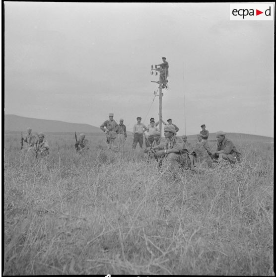 Le 9e GESA à Blandan. [Description en cours]