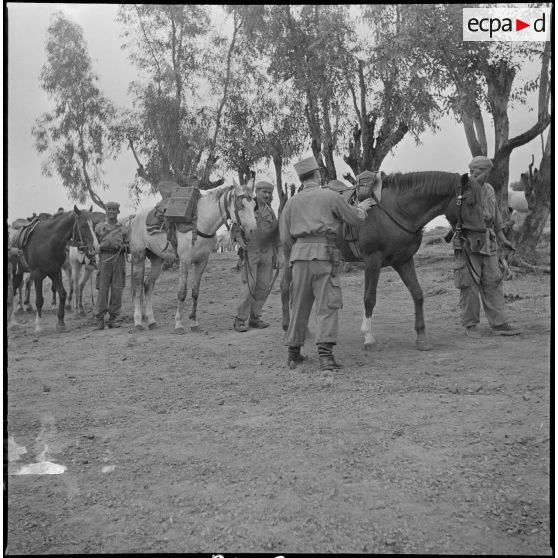 Le 9e GESA à Blandan. [Description en cours]