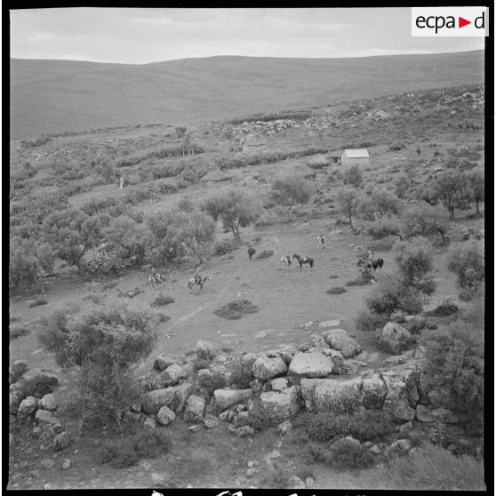 Le 9e GESA à Blandan. [Description en cours]