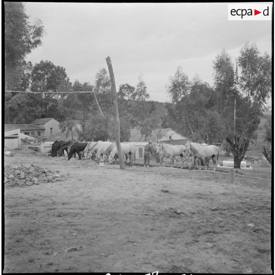 Le 9e GESA à Blandan. [Description en cours]