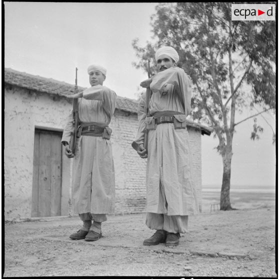 Le 9e GESA à Blandan. [Description en cours]