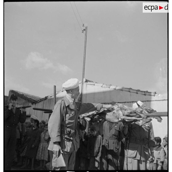 Un méchoui à Maison-Carrée. [Description en cours]