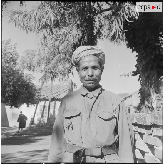 Portrait d'un harki. [Description en cours]