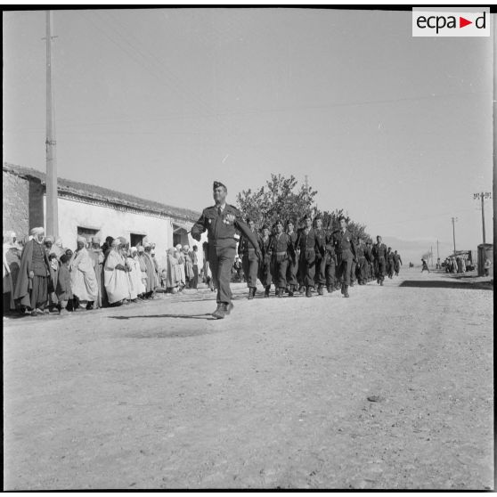 Le 81e BI (81e bataillon d'infanterie) à Cheria. [Description en cours]