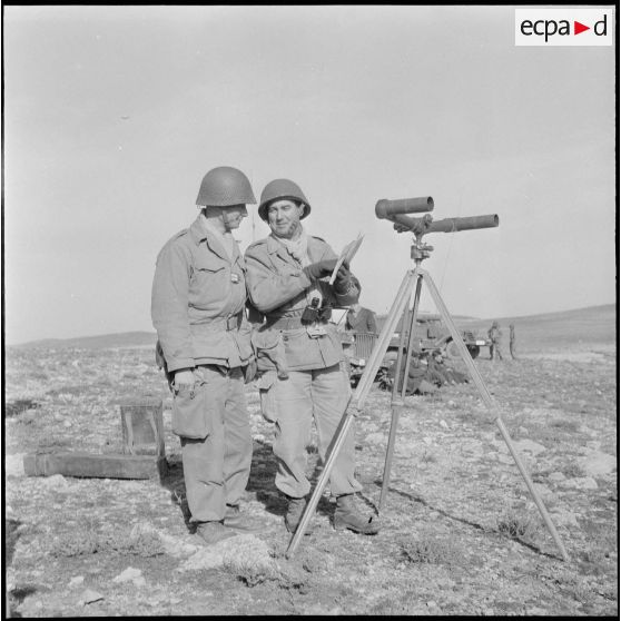 Le 81e BI (81e bataillon d'infanterie) à Cheria. [Description en cours]