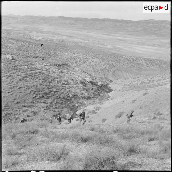 Le 81e BI (81e bataillon d'infanterie) à Cheria. [Description en cours]