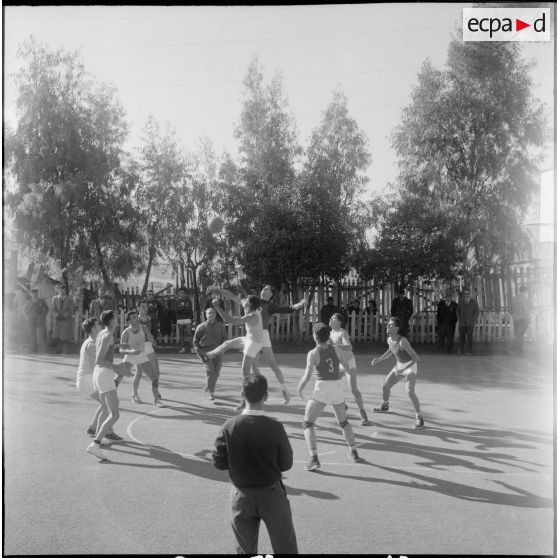 Match de basket-ball. [Description en cours]