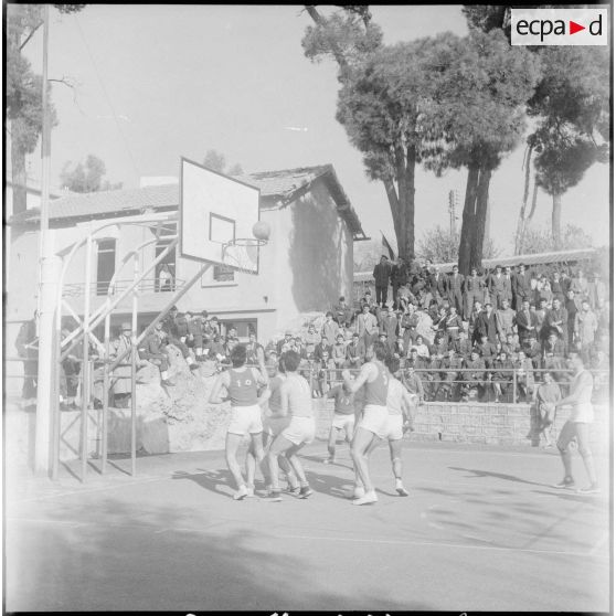 Match de basket-ball. [Description en cours]
