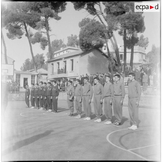 Match de basket-ball. [Description en cours]