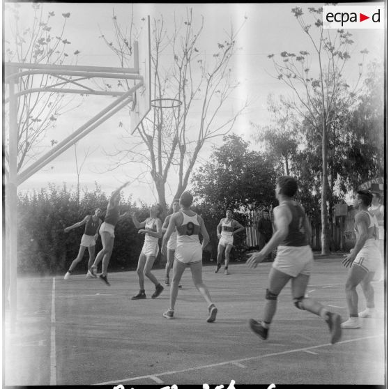 Match de basket-ball. [Description en cours]