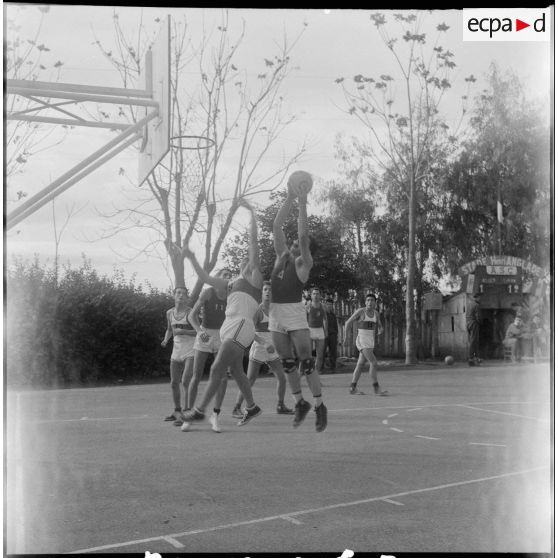Match de basket-ball. [Description en cours]