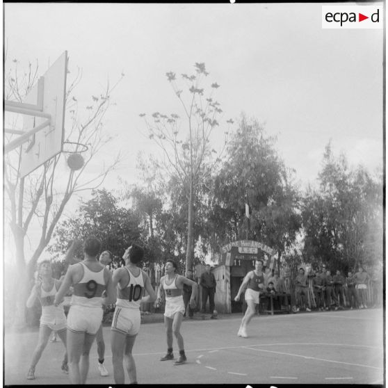 Match de basket-ball. [Description en cours]