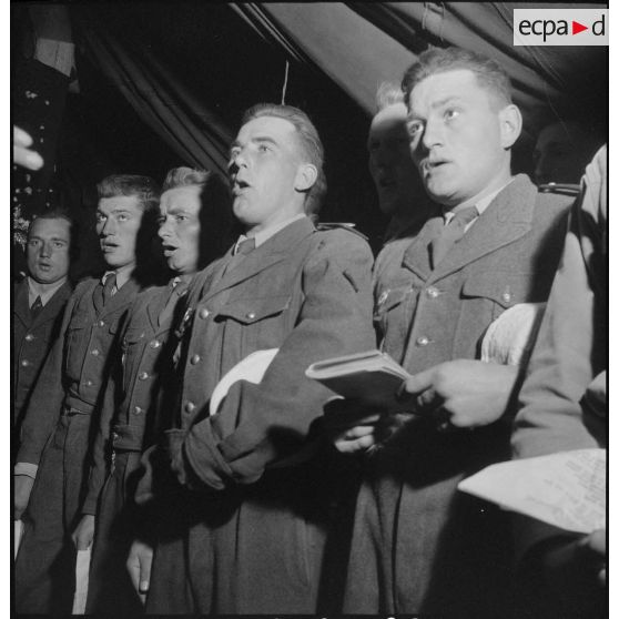 Le 4e REI à Zeribet-el-Oued. [Description en cours]