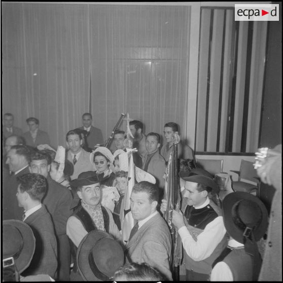 Arrivée des joueurs du stade Rennais à Alger. [Description en cours]