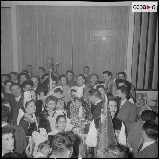 Arrivée des joueurs du stade Rennais à Alger. [Description en cours]