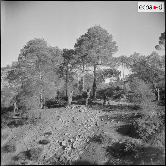 Le 7e RH à Bouïra dans la région d'Alger. [Description en cours]