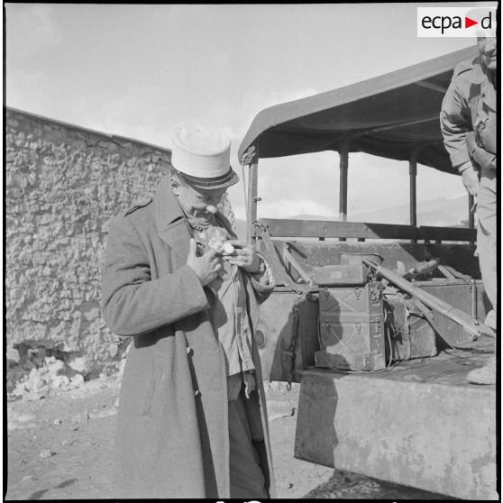 Le 2/3e REI à Tissemiran. [Description en cours]