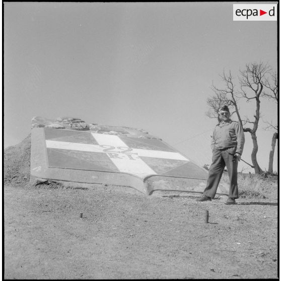 Le 22e RI et sa harka. [Description en cours]