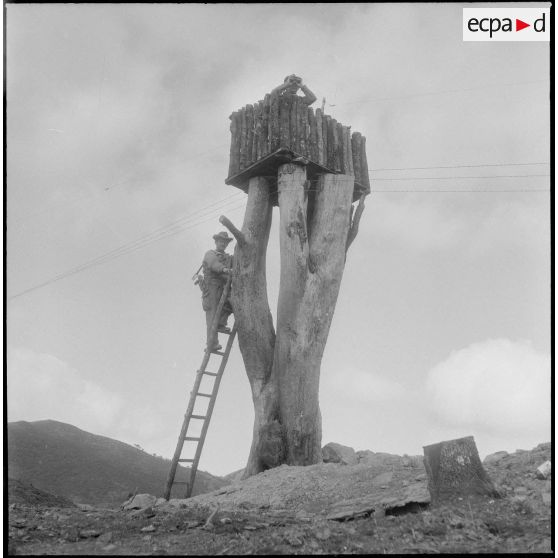 Le 22e RI et sa harka. [Description en cours]