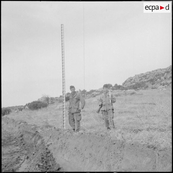 Travaux d'aménagement défensif. [Description en cours]