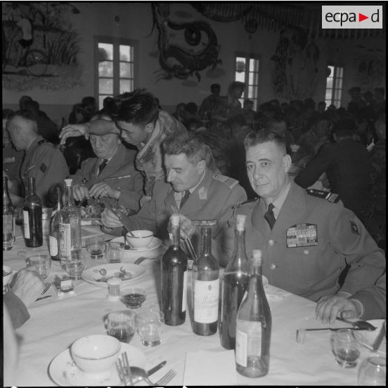 Fête du Têt chez les commandos vietnamiens à Beni-Messous. [Description en cours]