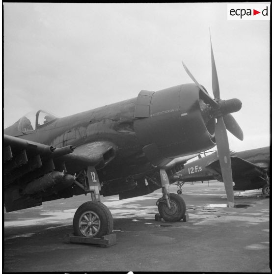 Base aéronavale de la 12e flottille (12F). [Description en cours]