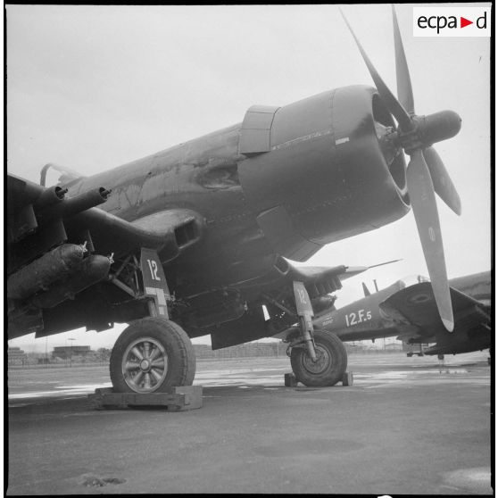Base aéronavale de la 12e flottille (12F). [Description en cours]