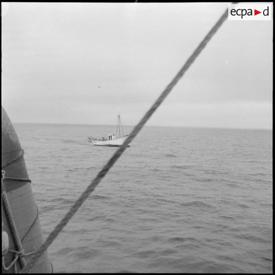 Le Berbère en mission au large des côtes d’Algérie. [Description en cours]