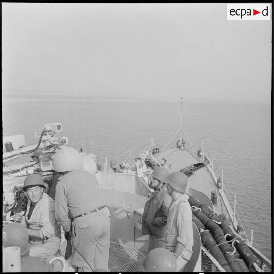 Le Berbère en mission au large des côtes d’Algérie. [Description en cours]