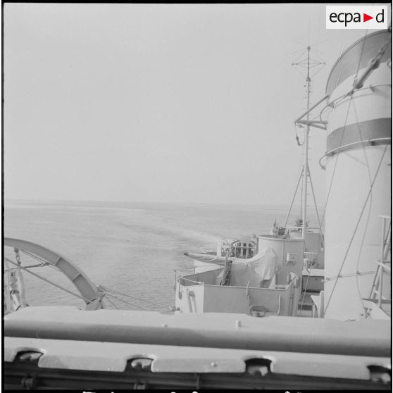 Le Berbère en mission au large des côtes d’Algérie. [Description en cours]