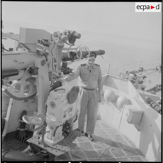 Le Berbère en mission au large des côtes d’Algérie. [Description en cours]