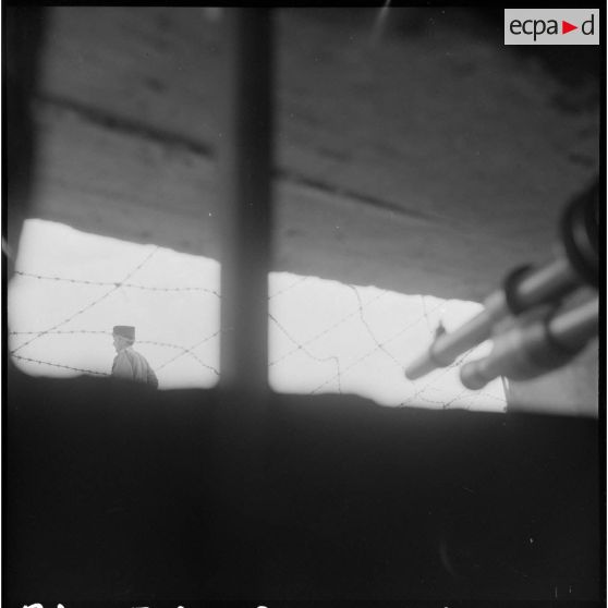 Poste près de la frontière tunisienne.[Description en cours]