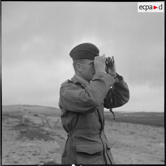 Poste près de la frontière tunisienne.[Description en cours]