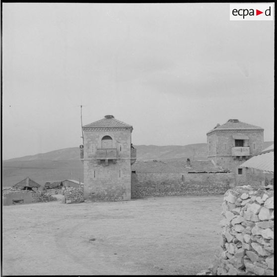 Poste près de la frontière tunisienne.[Description en cours]