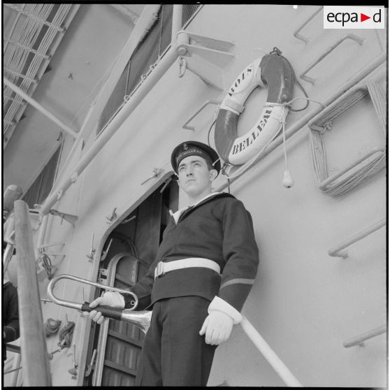 Le porte-avions Le Bois-Belleau. [Description en cours]