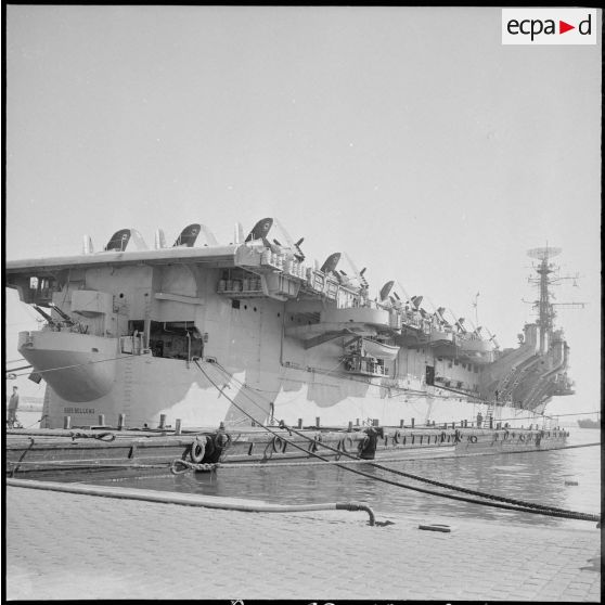 Le porte-avions Le Bois-Belleau. [Description en cours]