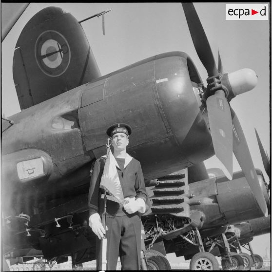 Le porte-avions Le Bois-Belleau. [Description en cours]