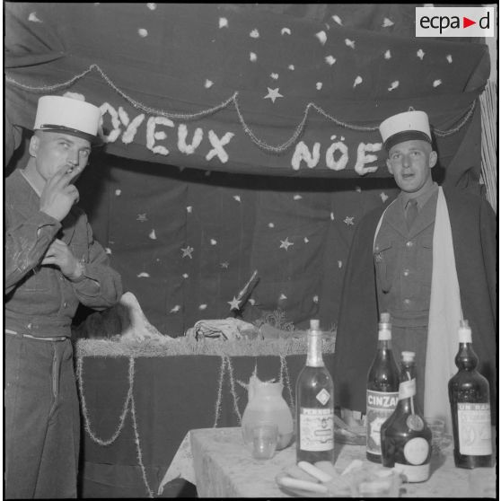 Crèche dans la chambre de l'atelier.