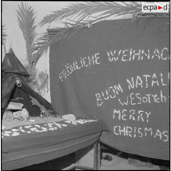 Crèche dans la chambre.