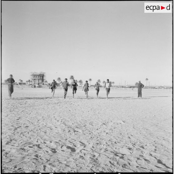 Les coureurs en plein effort.