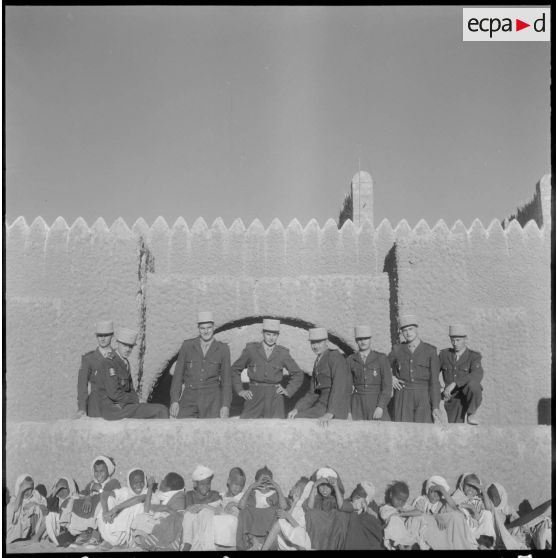 Les sahariens du poste de  Zaouiet Kounta.