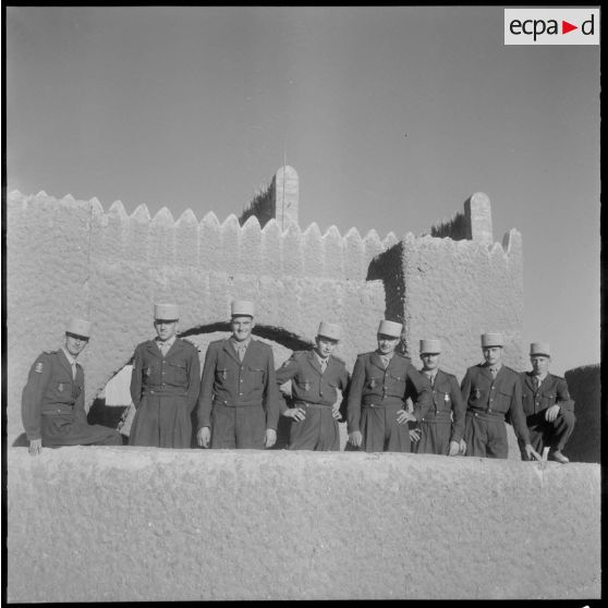 Les sahariens du poste de  Zaouiet Kounta.